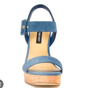 Nine West Denim Wedges